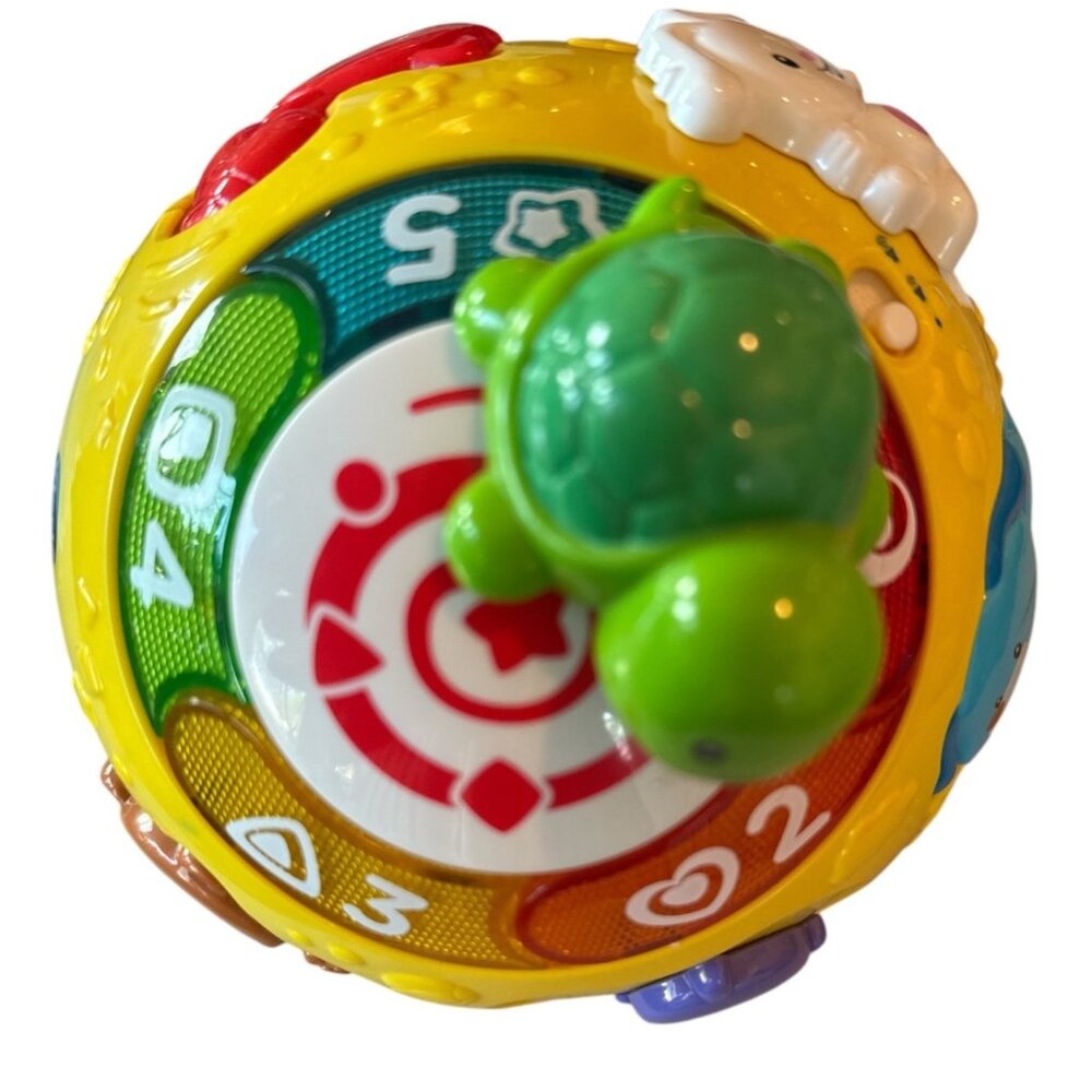 Interactive Baby Toy Ball With Animal Buttons Light-Up Features & Sounds